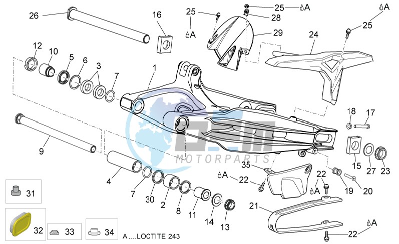 Swing arm