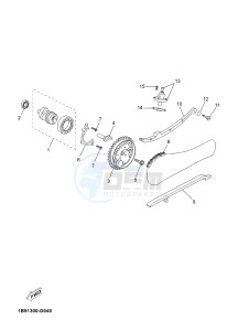 YP125RA EVOLIS 125 ABS (BL22 BL22) drawing CAMSHAFT & CHAIN