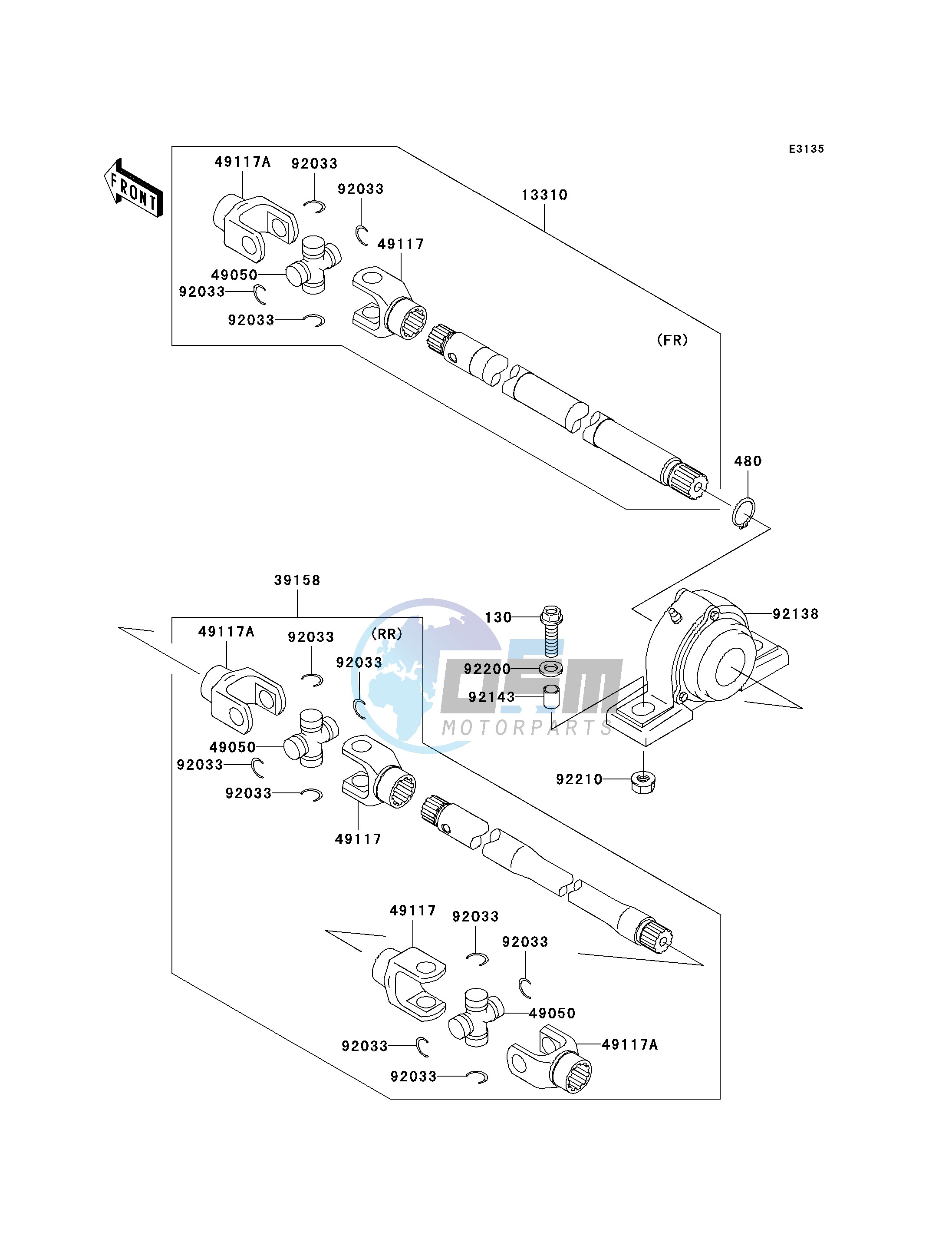 DRIVE SHAFT-PROPELLER