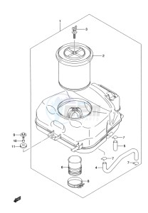 LT-A500X(Z) drawing AIR CLEANER