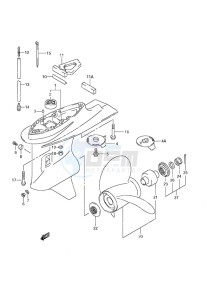 DF 70A drawing Gear Case