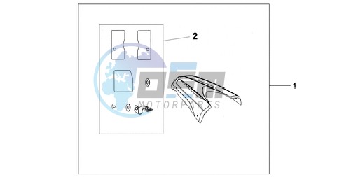 REAR SEAT COWL NH-A84P