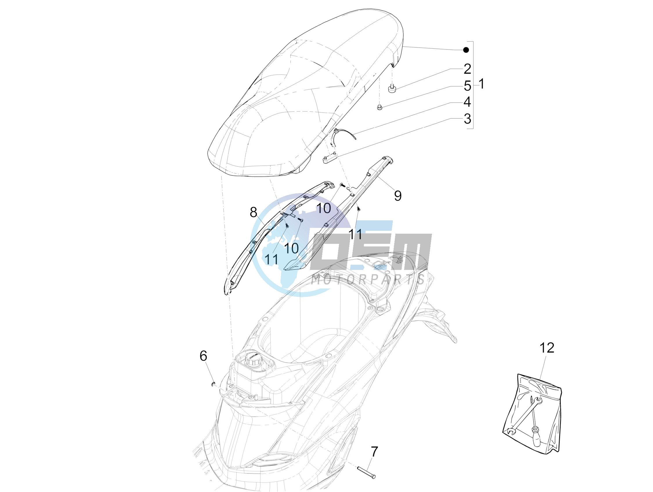 Saddle/seats