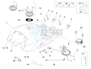 RSV4 1000 RR USA USA drawing Fuel tank