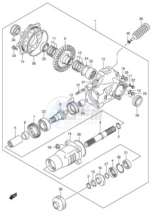 LT-F400 (P3-P28) drawing FINAL BEVEL GEAR (REAR)(MODEL K4 K5 K6 K7)