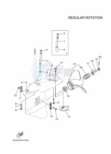 F200FETX drawing PROPELLER-HOUSING-AND-TRANSMISSION-2