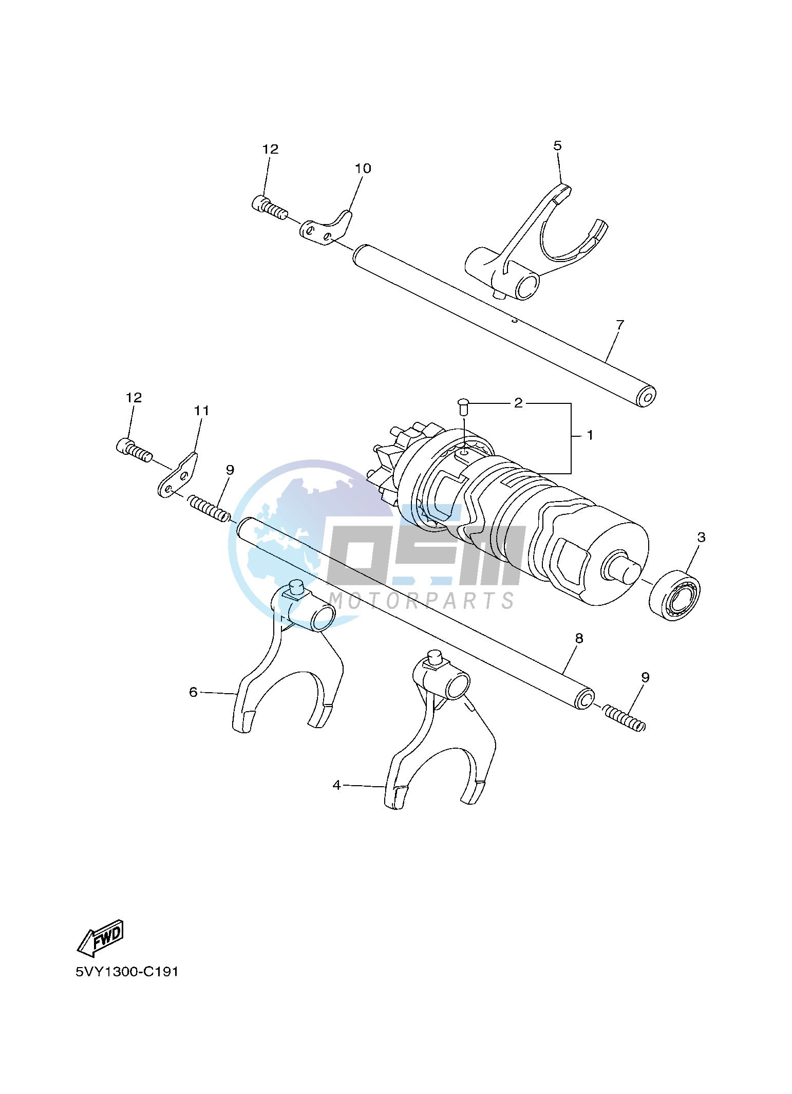 SHIFT CAM & FORK