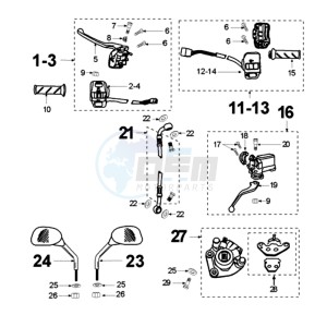 VIVA 2 DCA drawing BRAKE SYSTEM HENG TONG DOMINO