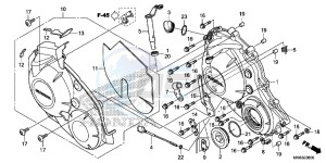 CBR1000RAG CBR1000 - Fireblade ABS Europe Direct - (ED) drawing RIGHT CRANKCASE COVER