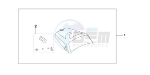 CBF1000S drawing SEAT COWL *G192M*