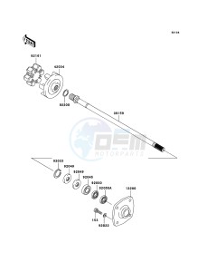 JET SKI ULTRA 250X JT1500B8F FR drawing Drive Shaft