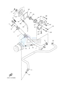 YXM700E YXM700PF VIKING EPS (1XPR) drawing WATER PUMP