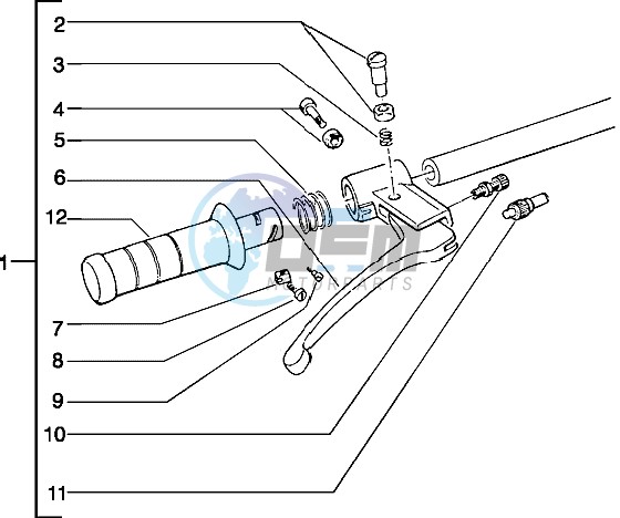 Handlebars component parts