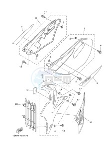 YZ85LW (1SN7 1SN9 1SP7 1SP9) drawing SIDE COVER