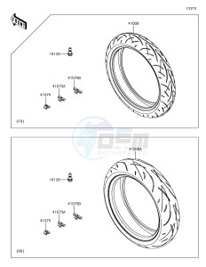 NINJA 650 EX650KJFA XX (EU ME A(FRICA) drawing Tires