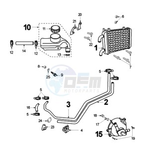 FIGHT WRCLX EU drawing COOLING SYSTEM RADIATOR WITHOUT SLANG