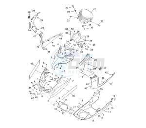 YP R X-MAX 250 drawing WINDSHIELD 1YS9