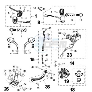 FIGHT XA EU drawing BRAKE SYSTEM