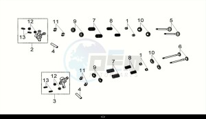 CRUISYM a 250 (LV25W2-EU) (M0) drawing IN-EX. VALVE ROCKER ARM