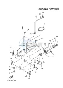 FL250BETX drawing PROPELLER-HOUSING-AND-TRANSMISSION-4