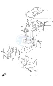 DF 25A drawing Drive Shaft Housing