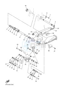 FJR1300A FJR1300-A FJR1300A ABS (B888) drawing REAR ARM