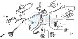 CG125M drawing WIRE HARNESS (1)