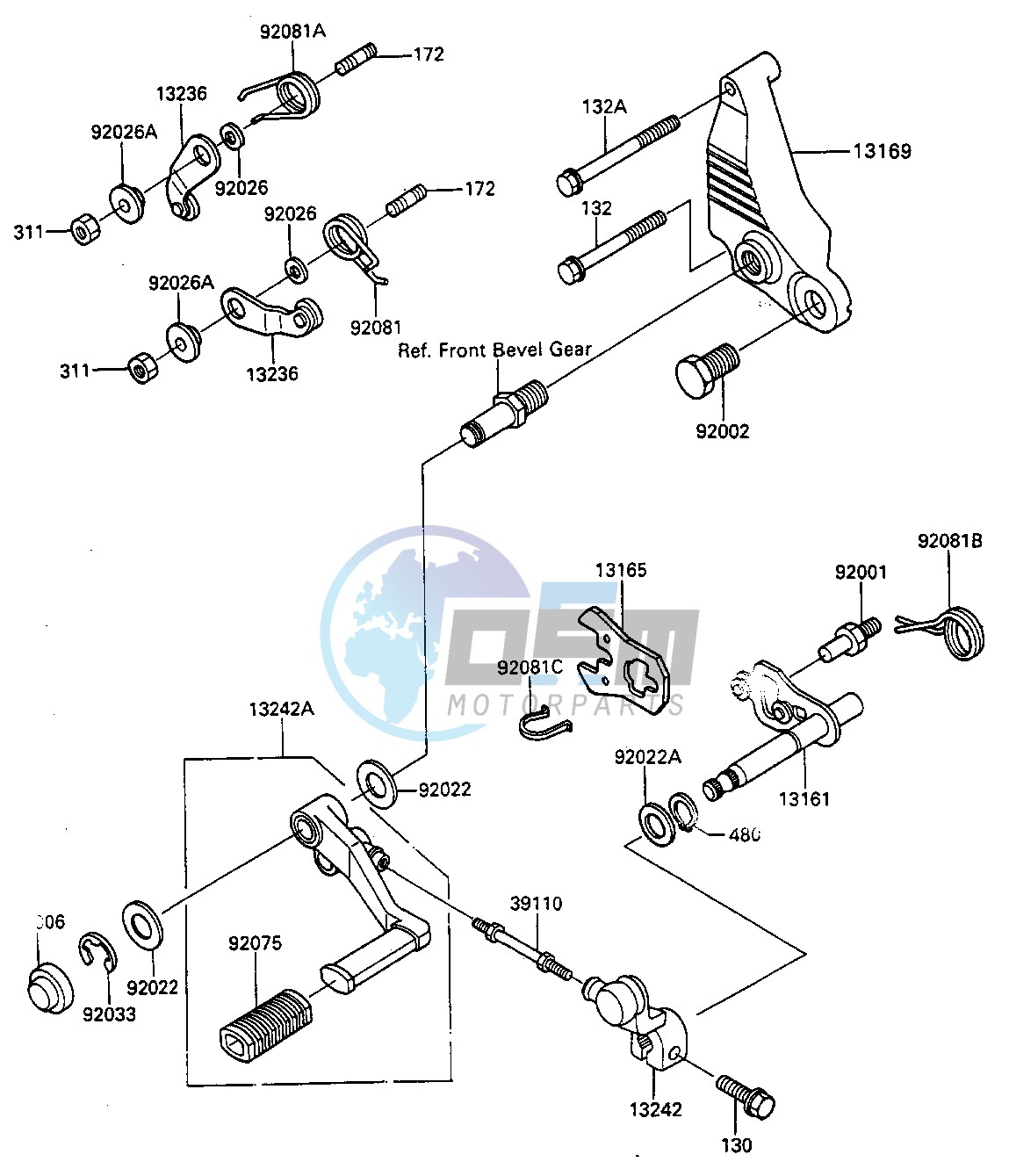 GEAR CHANGE MECHANISM