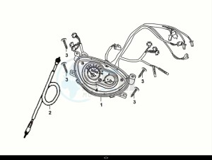 SYMPHONY CARGO 125 (AY12WA-EU) (E5) (M1) drawing SPEED METER