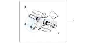 CB600FAC drawing GRIP HEATER(12A T