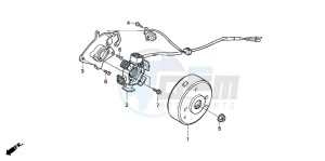 XR80R drawing GENERATOR