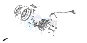 CRF230F drawing GENERATOR