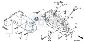 VT750C9 Europe Direct - (ED / MK) drawing RIGHT CRANKCASE COVER