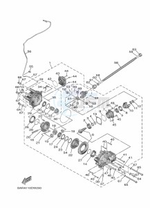 YXE850EN YX85EPAP (BANU) drawing FRONT DIFFERENTIAL