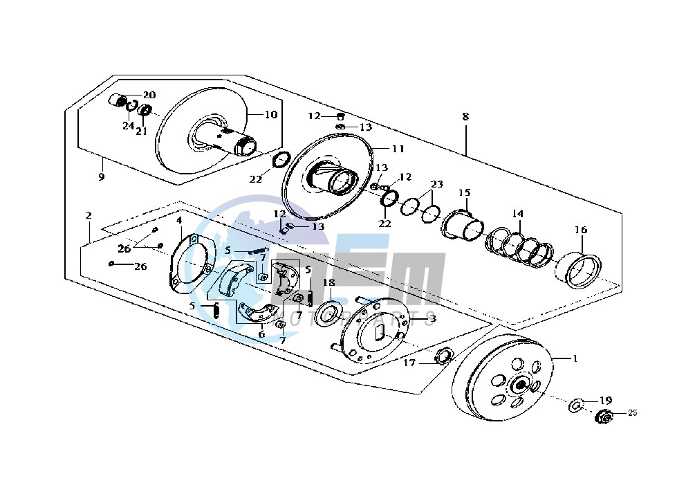 DRIVEN PULLEY