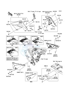 D-TRACKER_125 KLX125DBF GB XX (EU ME A(FRICA) drawing Side Covers/Chain Cover