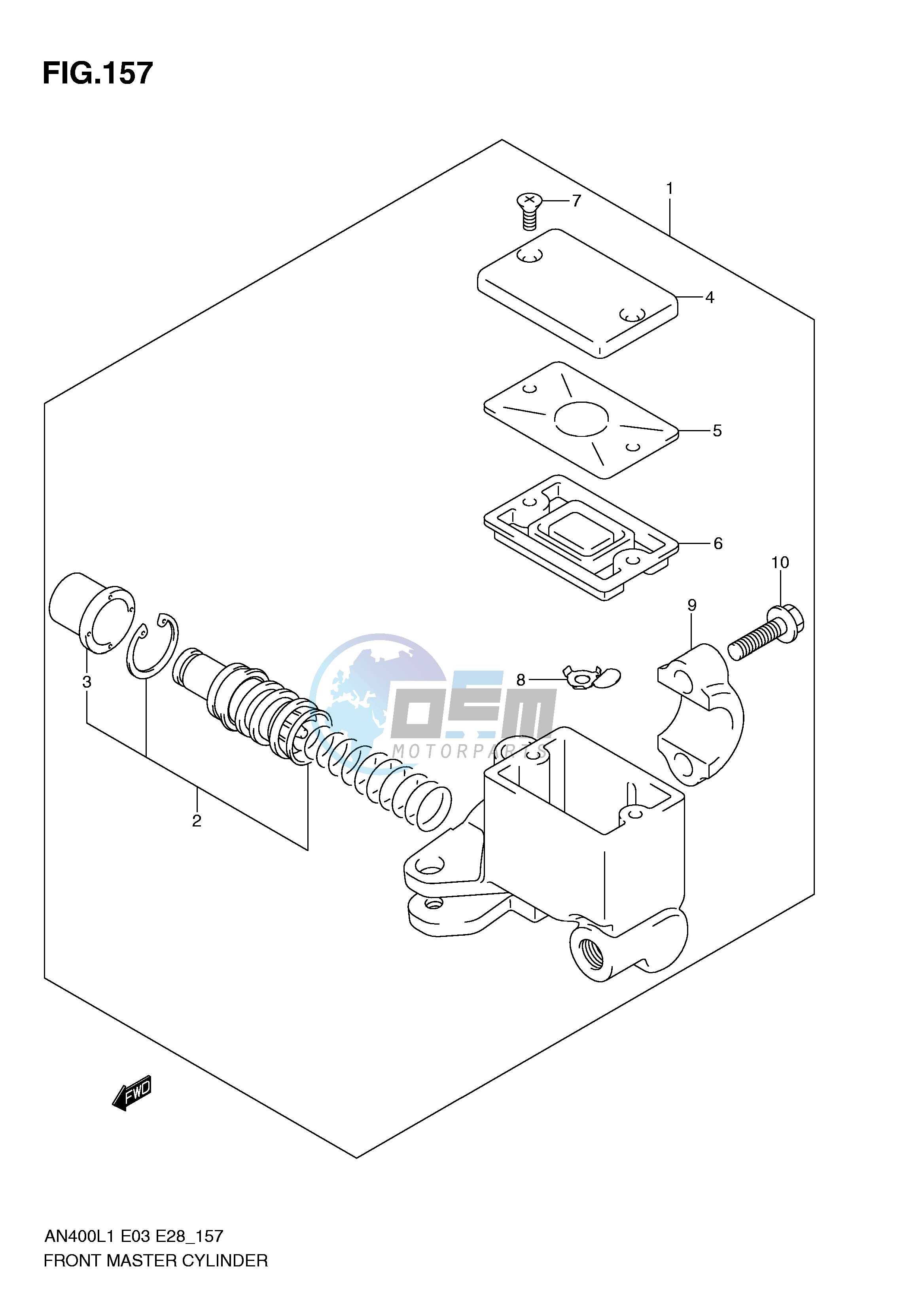 FRONT MASTER CYLINDER (AN400ZAL1 E33)