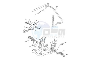 YZ 250 drawing STAND-FOODREST