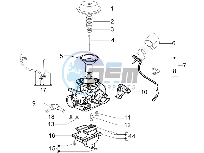 Carburetors components