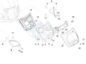 GTS 300 SUPER-TECH IE ABS E4 (APAC) drawing Rear headlamps - Turn signal lamps