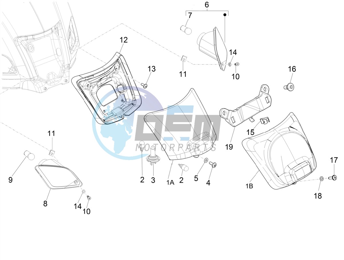 Rear headlamps - Turn signal lamps