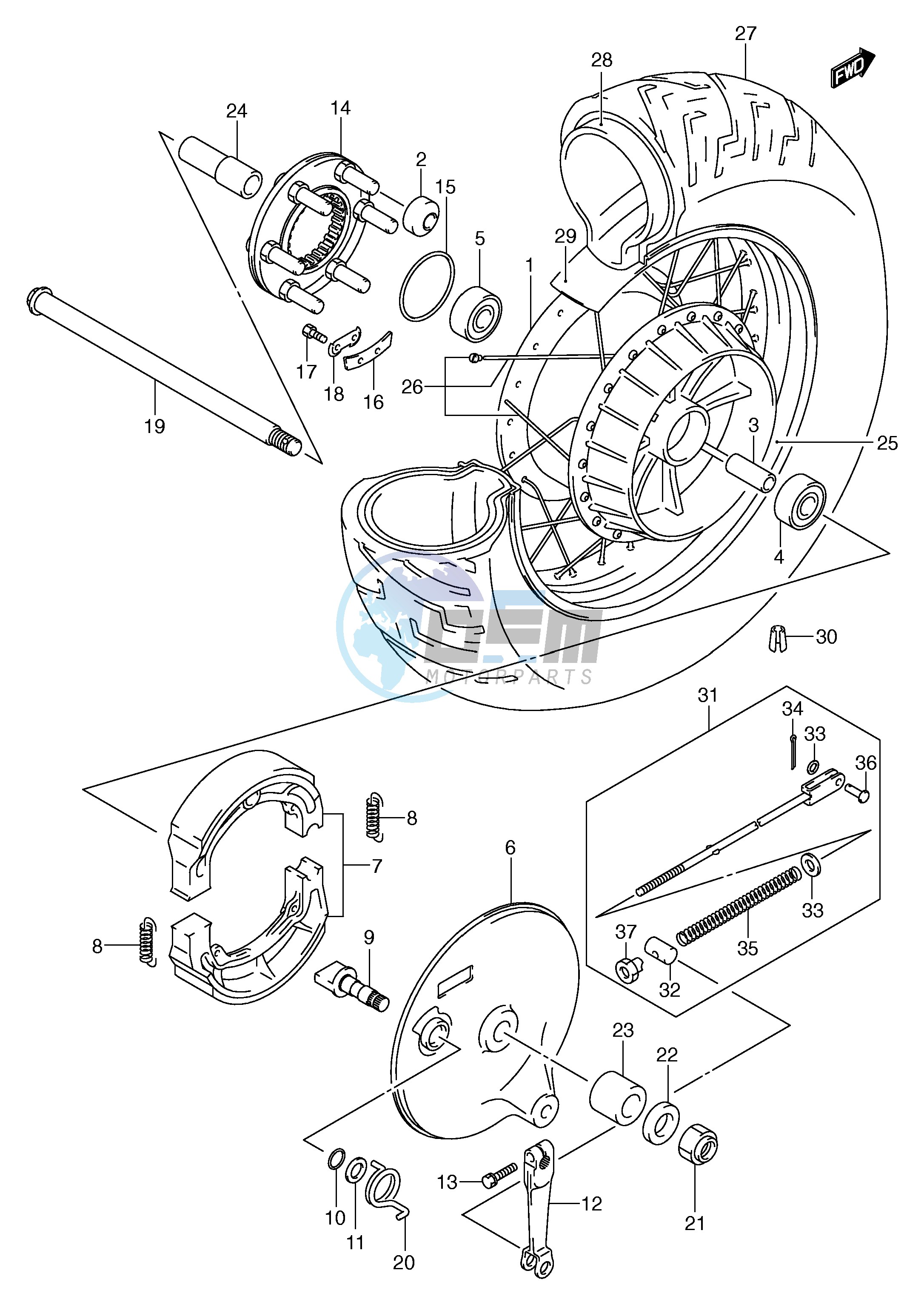 REAR WHEEL