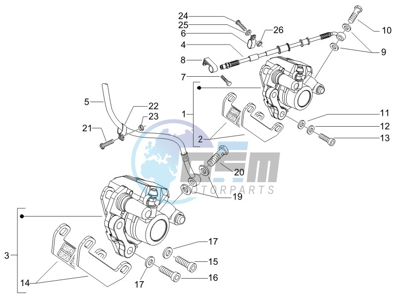 Brakes hose  - Calipers