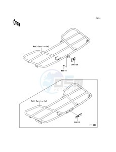 KVF750_4X4 KVF750D8F EU GB drawing Reflectors(EU,UK)