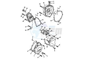 YZF R1 1000 drawing CRANKCASE COVER