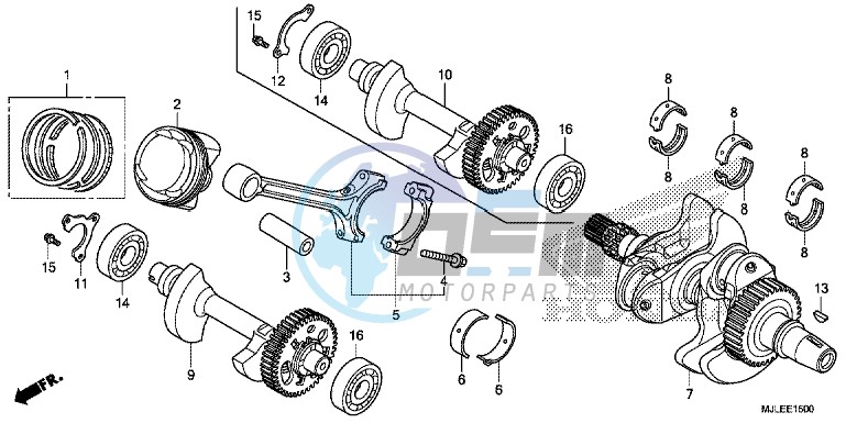 CRANKSHAFT/ PI STON