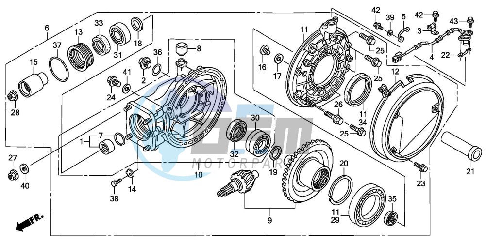 FINAL DRIVEN GEAR (ST1300A)