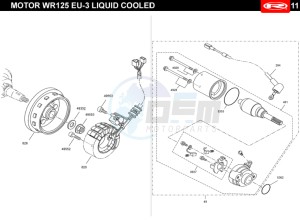 RS3-125-RED drawing IGNITION SYSTEM START UP