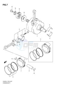 DL650 (E2) V-Strom drawing CRANKSHAFT