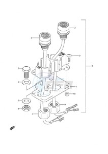 DF 90 drawing Trim Switch (2001 to 2004)